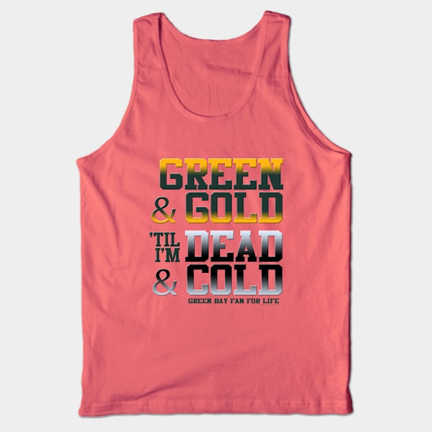 Green & Gold Tank Top by wifecta